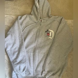 Disneyland zip up hoodie size XL